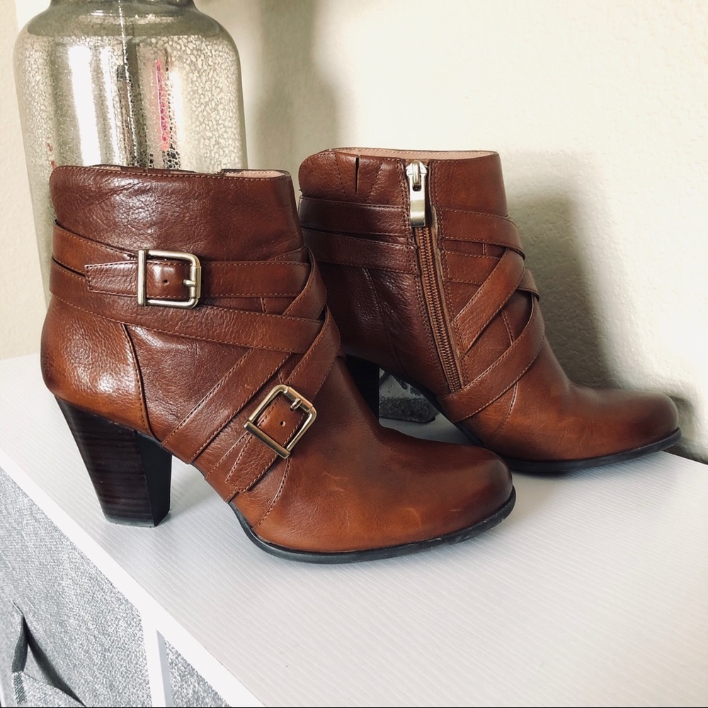 Nature Jema Luggage Tan Booties